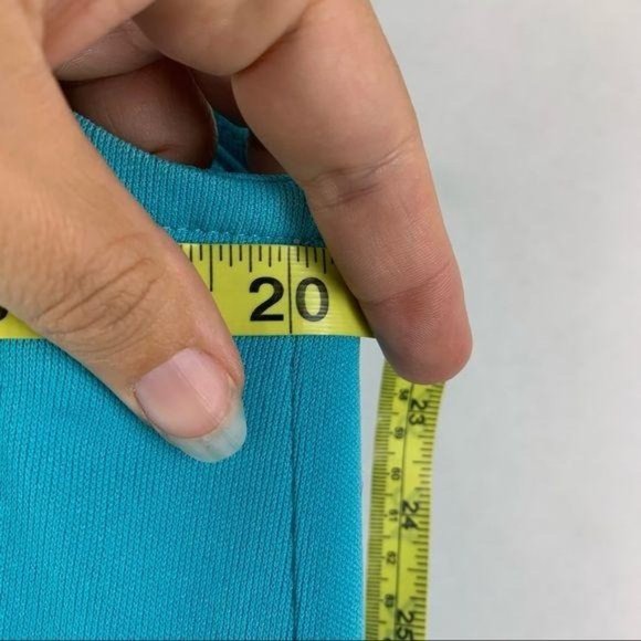 Vintage 60s Blue Full Length Casual House Dress Large - Picture 12 of 13